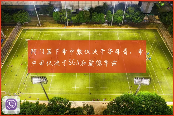 阿门篮下命中数仅次于字母哥，命中率仅次于SGA和爱德华兹